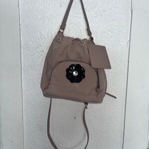 Light Purple Drawstring Bucket Bag